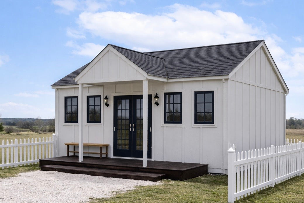 Bella Vista Flower Farm Store exterior in Brenham, Texas