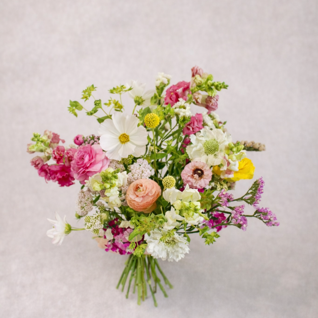 Seasonal flowers gathered fresh from the fields at Bella Vista Flower Farm for Everyday Flowers.