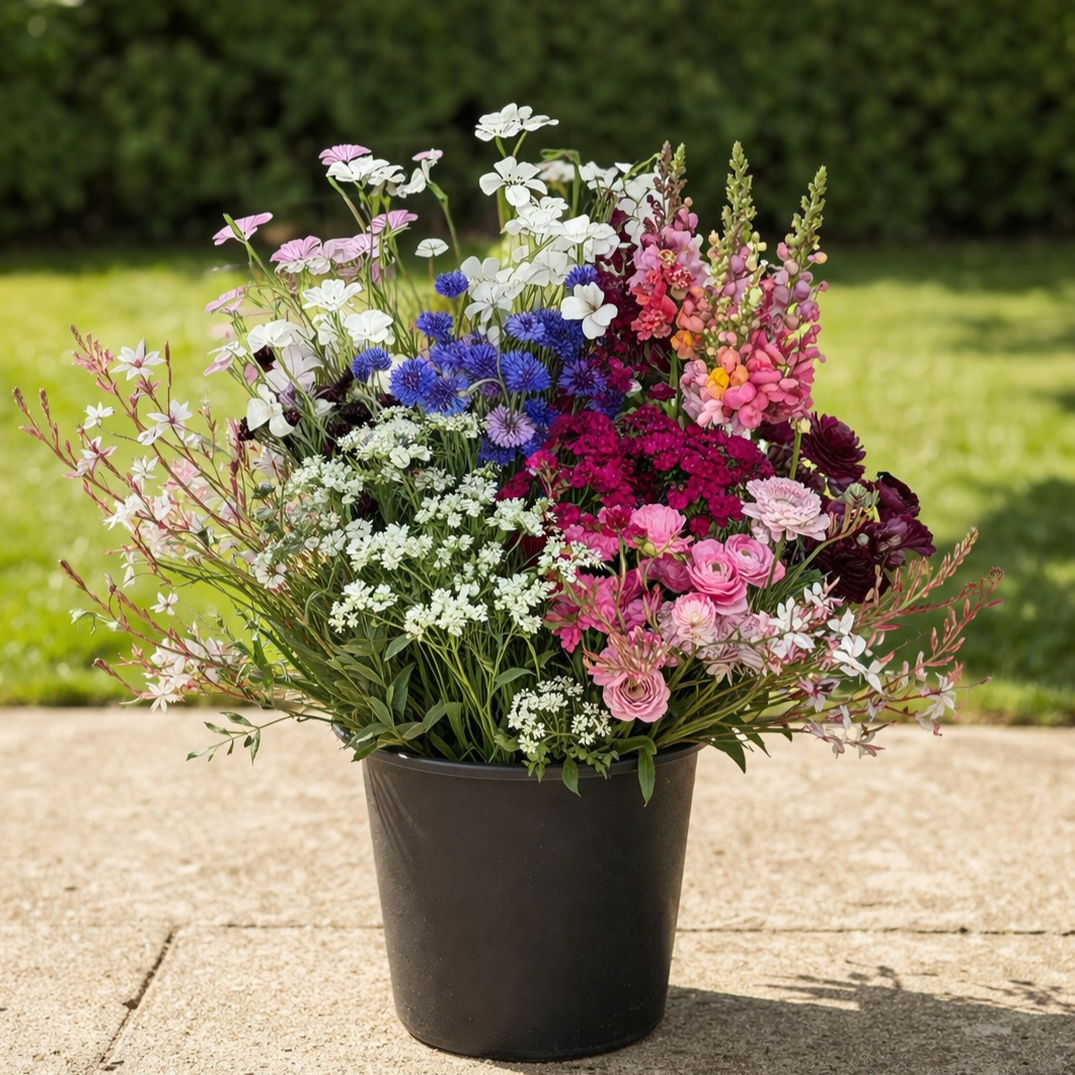 Texas-grown hosting flowers for dinner parties