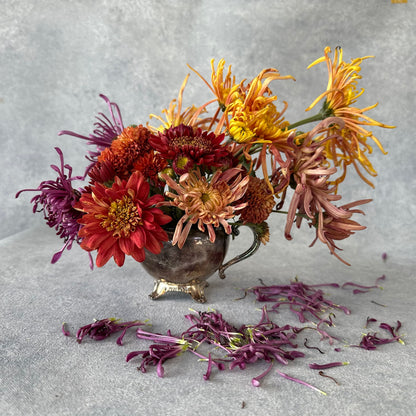 Autumn Blooms: Thanksgiving Arrangement Experience